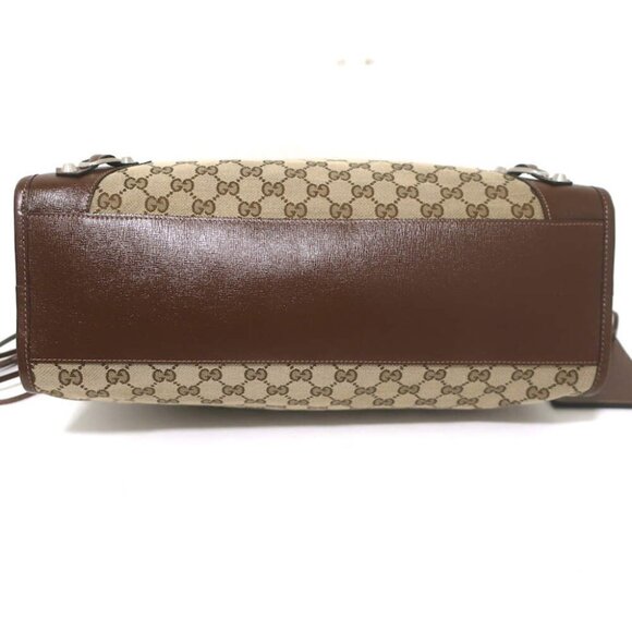 Gucci x Balenciaga The Hacker Project Neo Classic City Bag GG Canvas & Leather - Picture 8 of 15